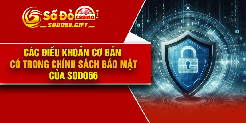 Các điều khoản cơ bản có trong chính sách bảo mật của Sodo66